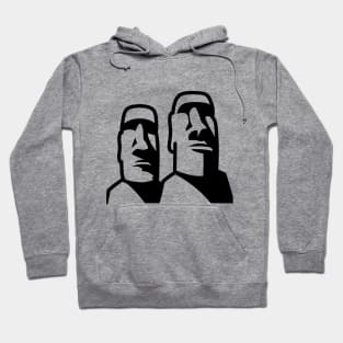 Moai Carved Statue Easter Island Heads Hoodie